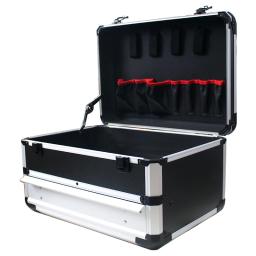 Caixa de ferramentas de alumínio com gavetas, Mala de armazenamento portátil multi ferramenta para ferramentas, Mala elétrica, Equipamento Ferramentas Organizer - Image 5