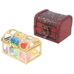 Mergulho Gem Pool Toy Box para crianças, 10 diamantes coloridos grandes com Treasure Pirate Box, Props de natação, 1 caixa - Image 4
