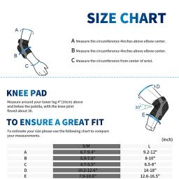 GOMOREON-Cotovelo e Joelheiras para Adultos e Crianças, Guardas, Esporte, Equipamento de Proteção para Skate, Patinação, Scooter, Ciclismo, Juventude - Image 6