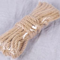 Corda de juta natural de 10m, corda de fio para artesanato diy, decoração de casa, árvore de gato, brinquedo para arranhar, quadro de escalada, cordas de ligação - Image 4