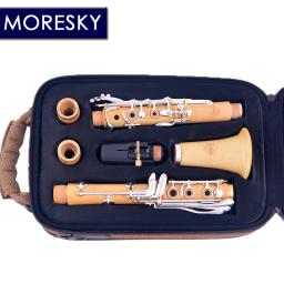 MORESKY-Madeira Buxo Clarinete Profissional, Bb 18 Chaves, Sib Klarnet, M9 · BO - Image 2