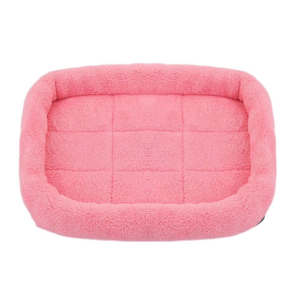 Tapete de cama quadrada macia para animais de estimação, almofada calmante para cães, gato, pequeno, médio, grande, suprimentos de almofada - Image 1
