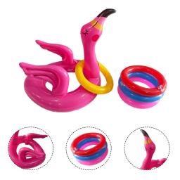 Jogo Inflável Do Jogo Do Jogo Do Anel Do Flamingo, suporte Do Jogo Do Partido, presente - Image 5
