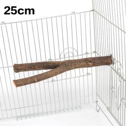 De madeira Bird Cage Stuff Stand, Acessórios Para Aves, Ramos De Árvore Poleiros, Balanço Poleiros, 15 cm, 20 cm, 30cm, 1Pc - Image 4