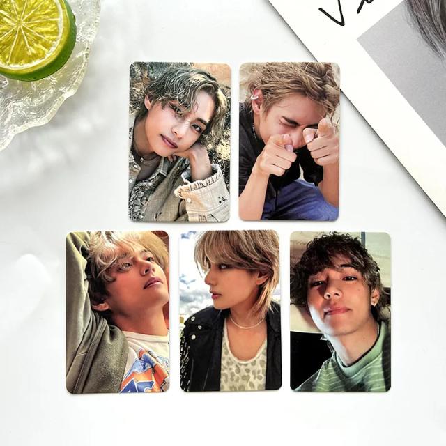 Coleção de 5 Cartões LOMO de Idols K-pop para Fãs - Postais e Presentes Especiais