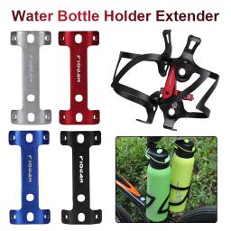 Mtb cabeça dupla bicicleta garrafa gaiola extensão rack de liga alumínio quadro da bicicleta montanha copo água chaleira titular extensor quadro - Image 1