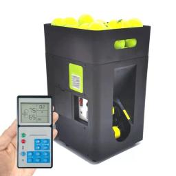 Máquina de bola de tênis profissional portátil, Controle Automático Lançador, Equipamento de treinamento com bateria - Image 1