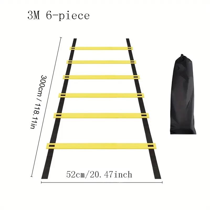 Agilidade Escada com Saco De Armazenamento, Equipamento De Treino De Velocidade, Futebol, Fitness, Pés De Treino, Escada - Image 1