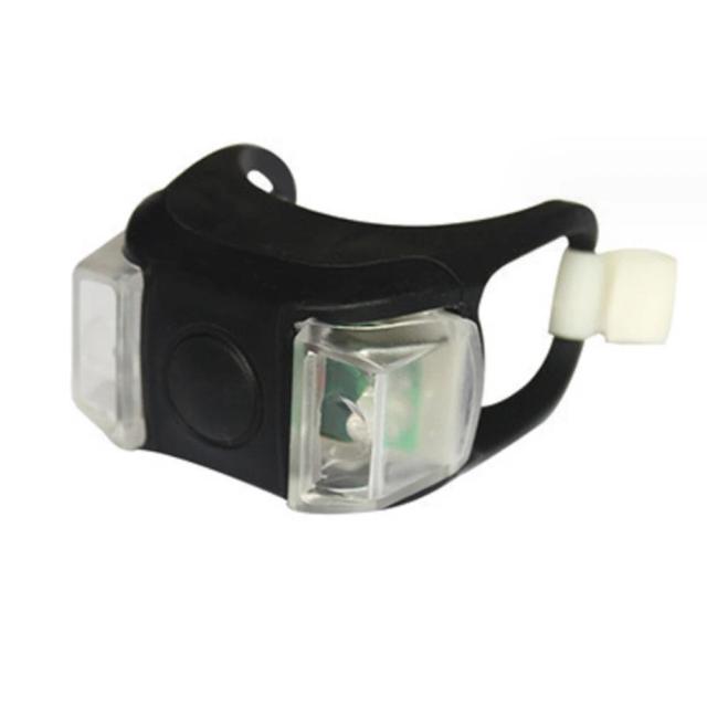 Acessórios Impermeáveis para Ciclismo Noturno: Luz Dianteira e Traseira em Silicone para Mountain Bike