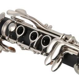 Abs clarinete bb cupronickel chapeado níquel 17 chave instrumento de sopro com pano de limpeza luvas acessórios para iniciante estudante - Image 5
