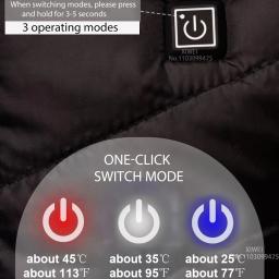 Jaqueta de auto aquecimento das mulheres dos homens 21 áreas usb elétrica aquecida jaqueta lavada esqui acampamento caminhadas inverno para baixo jaqueta roupas aquecidas - Image 4