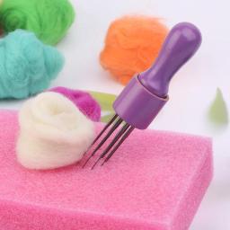 Fenrry 16 Pçs/set Needle Felting Kit Colorido Punho De Madeira Conjunto de Ferramentas Acessórios para Handmade DIY Fontes do Ofício de Feltro de Lã - Image 6