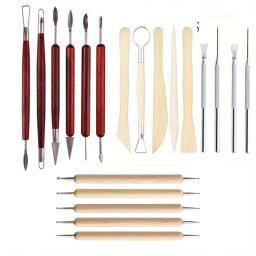 Professional Clay Sculpting Set, escultura de cera, cerâmica ferramenta de escultura DIY escova cerâmica, precisão Cut Knife - Image 5