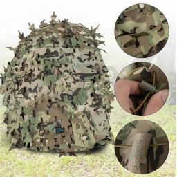 Bionic Camuflagem Caça Sacos Capa, Mochila Desportiva, 3D Laser, Forma de Árvore, Paintball, Paraquedista, Caça Acessórios - Image 3