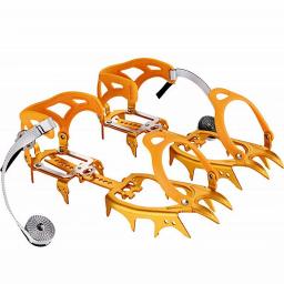 BRS-Crampons De Gelo Antiderrapante, Tampa De Aço De Manganês, Escalada De Esqui Ao Ar Livre, Tampa De Sapatos De Neve, 14 Dentes Garras - Image 6