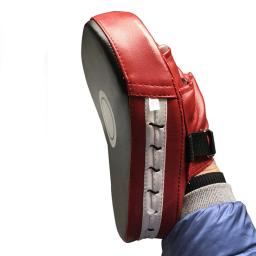 Alvo De Mão De Boxe Curvo, Kick Luvas De Boxe, Pad Tailandês, Sanda Pad, Luta Livre, Treinamento De Karatê, Alvo De Mão PU Espessado, 1 Pc - Image 3