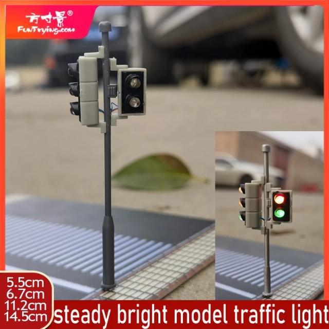 Luz LED Brilhante para Modelos de Trem em Escala 1/87 - Japonês de Alto Tráfego com Múltiplas Opções