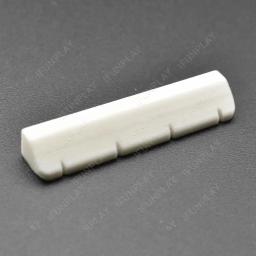 2 pçs marfim búfalo osso ponte sela porca entalhada para 4 cordas mini guitarra ukulele uke peças da guitarra - Image 4