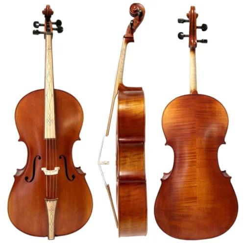 Violoncelo Barroco Sang Maestro 4/4 com 4/5 Cordas - Som Poderoso em Oferta Especial!