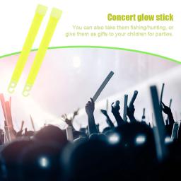 1-50pcs Bastões Brilhantes com Gancho Luz de Fluorescência de 6 polegadas para Caminhadas Acampamento Ao Ar Livre Bastões de Luz de Festa de Concerto de Emergência - Image 5