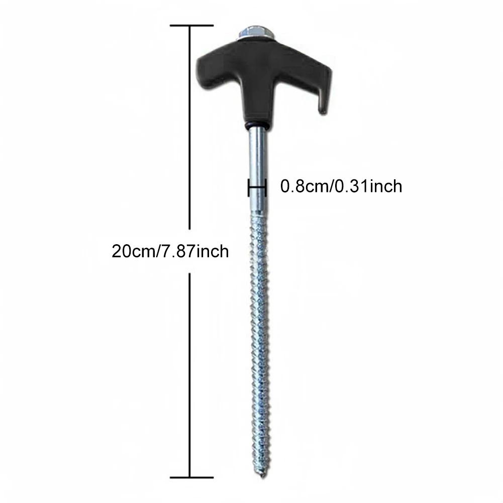 Estacas de barraca com soquete hexagonal, âncora de terra, parafuso, prego de acampamento, resistente, pegs, 24pcs - Image 1