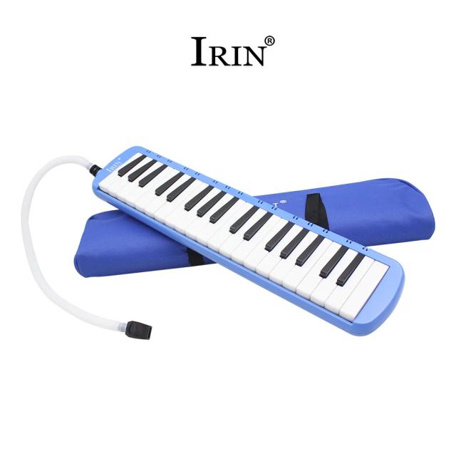 Piano Melofone Azul com Bolsa de Transporte e Bocal de 37 Teclas - Teclado Musical Portátil e Confortável