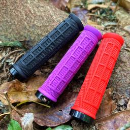 Ultraleve Mountain Bike Grips, guidão de ciclismo, sílica Gel, antiderrapante, absorção de choque, único bloqueio de expansão, MTB bicicleta Grips - Image 4