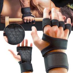 1 par Levantamento de Peso Luvas de Treinamento de Ginástica Apertos Ginásio Do Edifício Do Corpo de Fitness Esportes Dos Homens Das Mulheres Luvas de Palma Da Mão Protector - Image 1