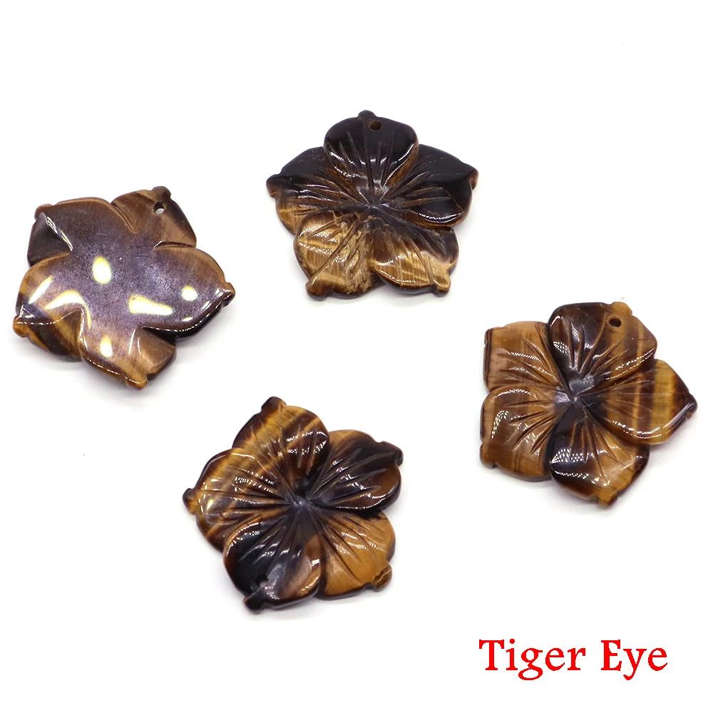 Colar de pingentes de pedra natural para mulheres, pedras preciosas esculpidas, ametista, rosa, quartzo, cristal de cura, moda, joias, bricolage - Image 1