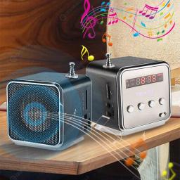 Portátil HiFi Stereo Super Bass Speaker, liga de alumínio, USB Mini Speaker, Alto-falante, Música, MP3, 4 FM Radio Receiver, Suporte Micro TF Card - Image 4