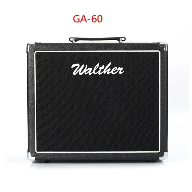 Amplificador de Guitarra Elétrica GA60 com Efeitos Personalizados e Som de Alta Qualidade - Opções em Preto com Dimensões de 43x20x38cm