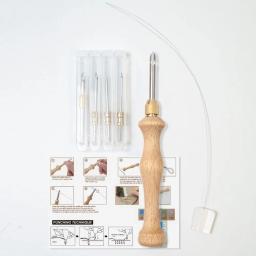 Ajustável Knitting Bordado Pen Kit, Punch Needle Tool, Weaving Tools, DIY Craft, Cross Stitch, Acessórios de costura - Image 3