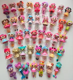 Design original vintage tecido boneca pvc brinquedos lalaloopsy bonecas presente da menina do feriado brinquedo de estilo múltiplo - Image 1