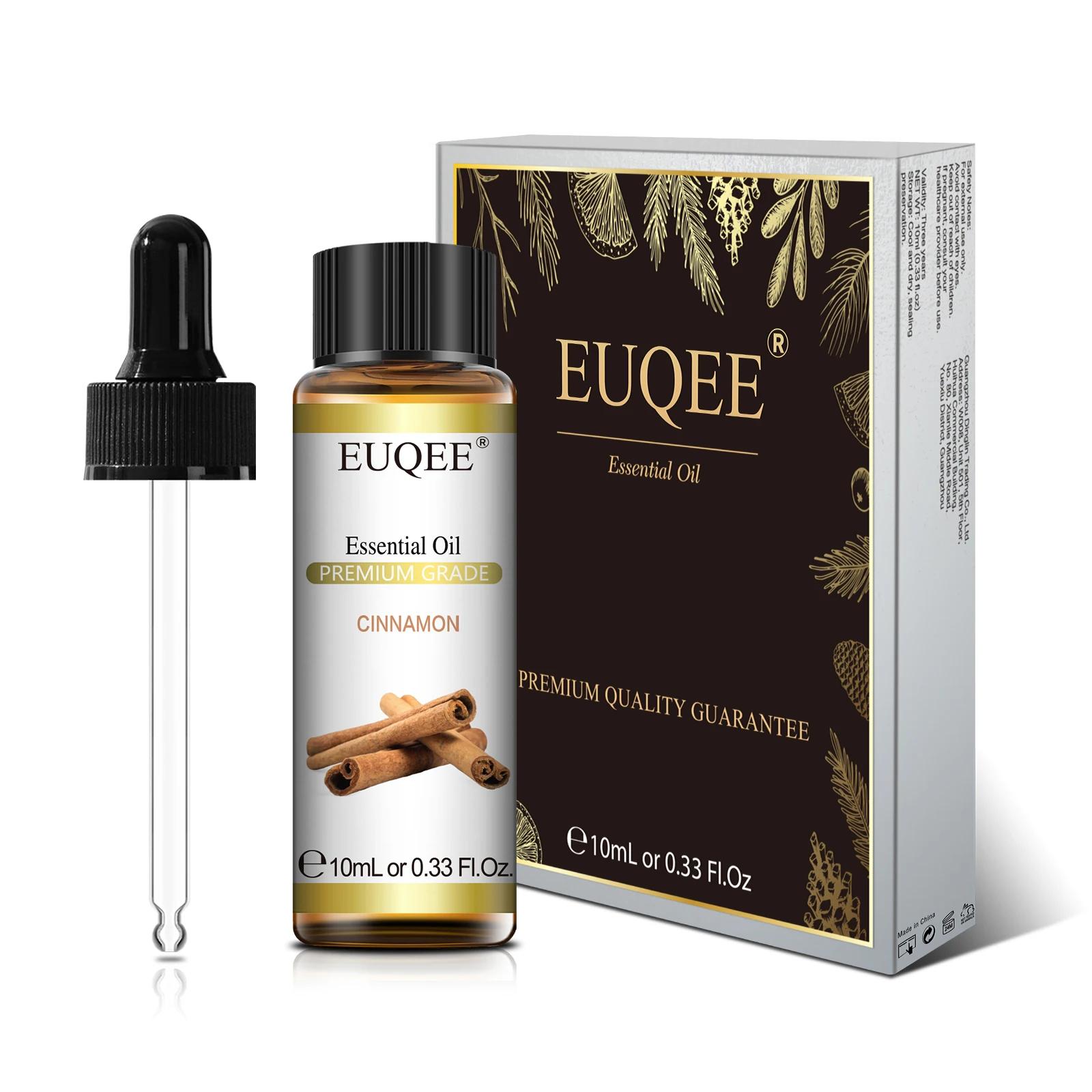 EUQEE Natural Plant Essential Oil com conta-gotas, Difusor, Umidificador, Lavanda, Jasmim, Eucalipto, Baunilha, 10ml - Image 1