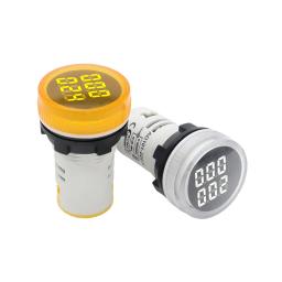 Mini medidor de contador digital redondo LED, totalizador de sinal eletrônico, medidor de contador de painel, 22mm, 6 Digital, 0-999999, AC 220V-380V - Image 2