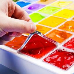 HIMI-Conjunto profissional de tintas para aquarela guache, design exclusivo, tinta para estudante, artigos de arte, 18 24 cores, 30ml - Image 2