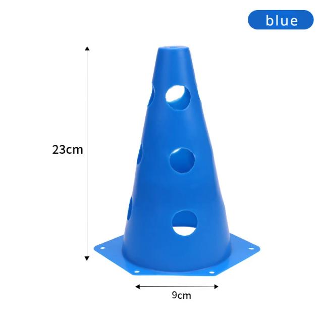 Cone de Treinamento de Futebol 23cm - Obstáculos e Marcadores para Desenvolvimento de Habilidade em Footwork