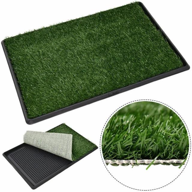 Treinamento Prático para Cães e Gatos: Almofada de Toalete Portátil para Uso Interno e Externo com Bandeja e Tapete Pet