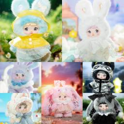 Autêntica série de previsão do tempo nommi caixa cega de pelúcia boneca da moda artesanal presente de aniversário para meninas caixa misteriosa presentes - Image 1