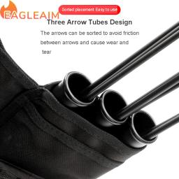 Tiro com arco Seta Quiver Titular com Bolsos de Armazenamento e Alça Ajustável, Caça Formação Shooti, 3 Tubo Hip, Barril - Image 6