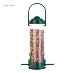 Alimentador pássaros, malha metal, alimentador pássaros selvagens, tubo, pendurado, suporte sebo, 6xdd - Image 4