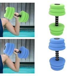 Halteres aquáticos para exercício aquático, Acessórios para treino com peso aquático, Barbell de natação, Ferramenta Fitness, Aeróbica Halteres para exercício aquático - Image 4