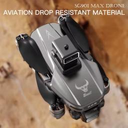 Sg901 pro/max fpv drone profissional 8k câmera hd 5g wifi 4.5 Polegada tela rc quadcopter gps drones motor sem escova dron brinquedos - Image 6