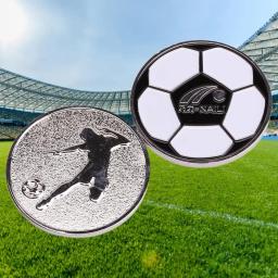 Árbitro flip moedas arredondado bordas futebol jogar moedas liga ferramentas de julgamento profissional futebol flip coins juiz jogar moedas - Image 5