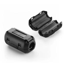 20 peças 3.5/5/7/9/13mm anel núcleo ferrite grânulo braçadeira bobina de estrangulamento emi rfi filtro de ruído clipe cabo de pressão para encaixe magnético preto - Image 6