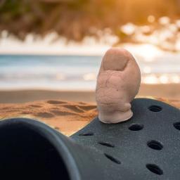 5/10 pçs criativo diy spoof engraçado 3d polegar sapato dedo grande sandália decoração acessórios decorações de borracha dedo do pé grande sapato fivela para sapatos - Image 5