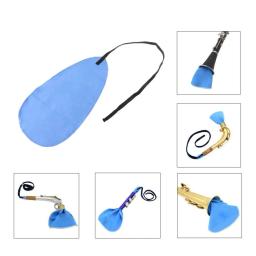 Pano limpo para saxofone, camurça artificial falsa, super absorvente, pano de limpeza para câmara interna de saxofone/flauta/clarinete - Image 2