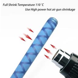Tubo termo retrátil antiderrapante de 1 m/peça, diâmetro 15/18/20/22/25/28/30/35/40/50mm para vara de pesca/raquete/alças de bicicleta/tripé diy - Image 5