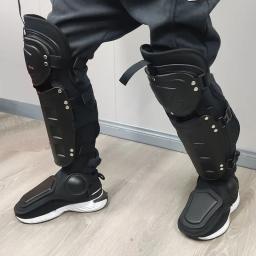 Armadura tática para pernas, proteção para parar de motim, armadura de corpo inteiro, joelheiras para proteção de segurança, equipamento de colete - Image 2