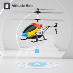 M5 Helicóptero de Controle Remoto, Helicópteros RC, Altitude Hold, 3.5 Canais, Giroscópio e Luz LED, Avião Durável, Drone Toy, Presente - Image 3